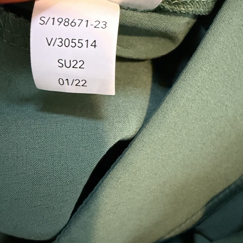 Athleta Brooklyn Ankle Pant Pantalon Cheville Green Mid Rise SZ 12 T Tall Casual - Picture 5 of 7